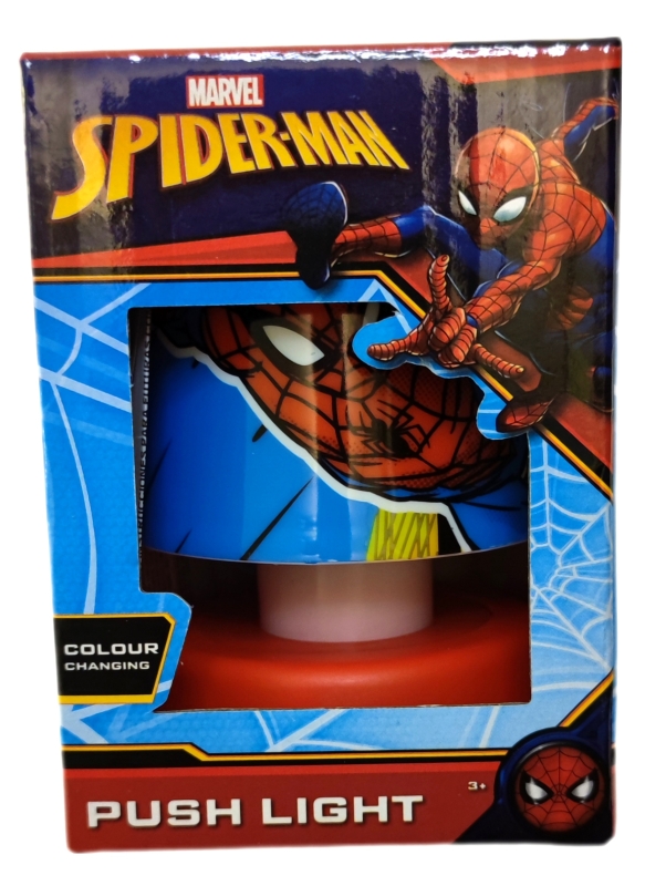 Nachtlicht von Spiderman mit Farbwechsel.